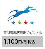 南関東地方競馬チャンネル 1,100円/月（税込）